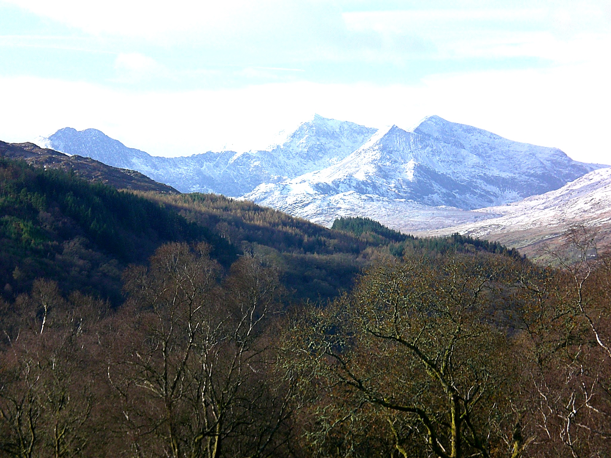 Snowdonia mountain view